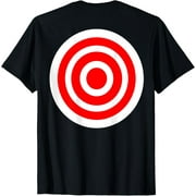 HESHIJIAZHU Target T Shirt funny printed on the back bulls eye gift tee T-Shirt