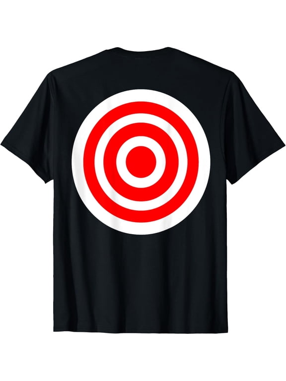 Target T Shirt funny printed on the back bulls eye gift tee T-Shirt
