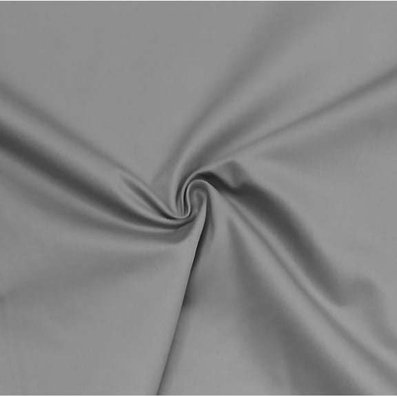 Target Twill Gray 60" Wide Polyester Cotton Fabric by the Yard (3416R-10F)