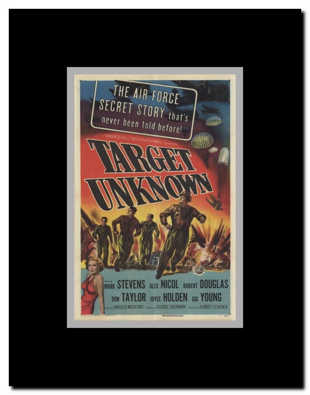 Target Unknown Framed Movie Poster