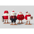 thumbnail image 1 of Target Wondershop 4pk Holiday Outdoorsy Birds Decorative Figurine Set Red New, 1 of 3