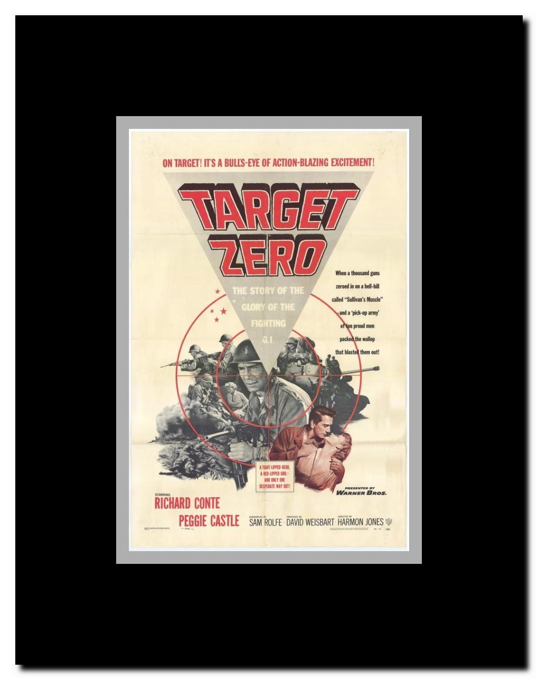 Target Zero Framed Movie Poster