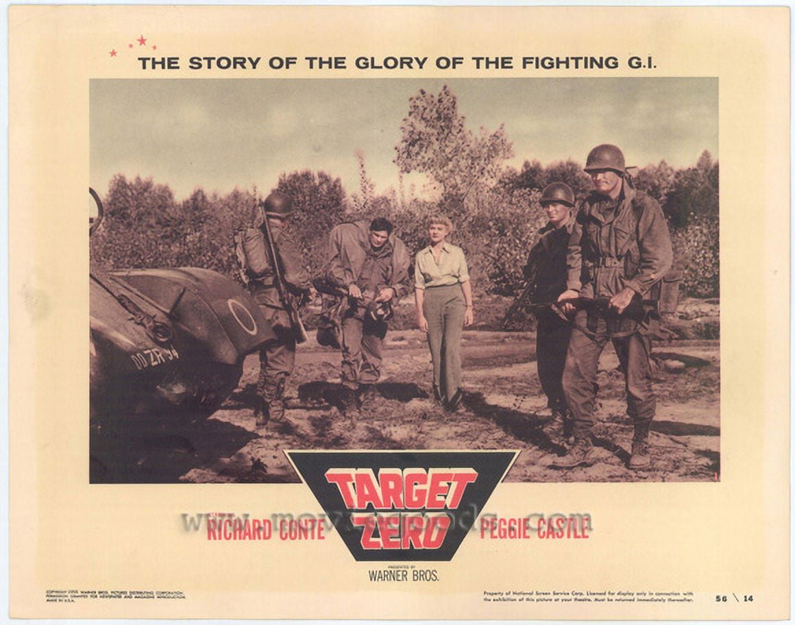 Target Zero movie POSTER (Style C) (11" x 14") (1956)