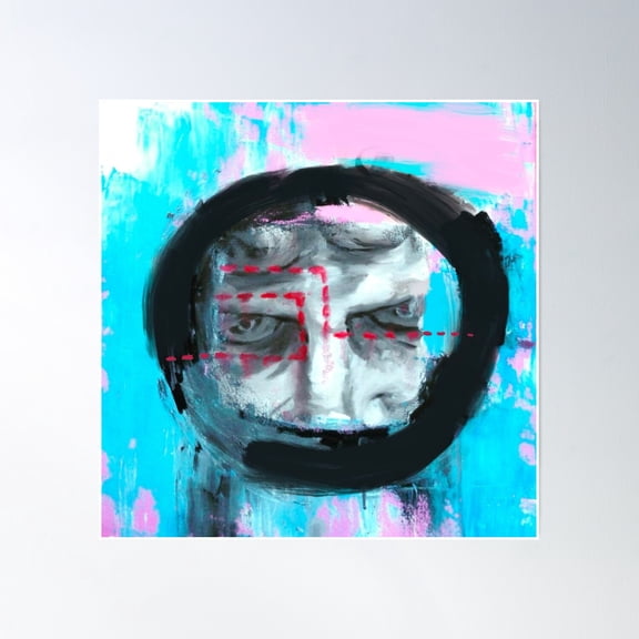Targeted Perception Poster Wall Art, Modern Wall Decor, 24x24 UNFRAMED