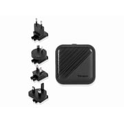 Targus PowerElite 65W GaN Wall Charger, APA803GL, Black