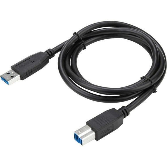 Targus ACC987USX Black USB Data Tranfer Cable - 3.28 ft - Type A USB - Type B USB