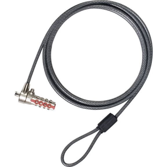 Targus PA410S-1 TARGUS PRODUCT TYPE: CABLE LOCK - PRODUCT MATERIAL: GALVANIZED STEEL - ENCLOSURE COL