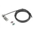 thumbnail image 1 of Targus Defcon 3-in-1 Fixed Combination Lock - security cable lock, 1 of 10