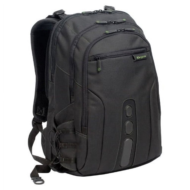 Targus Black Travel Backpack with Green Accent Tabs Targus EcoSmart TBB019US 17 main image 3