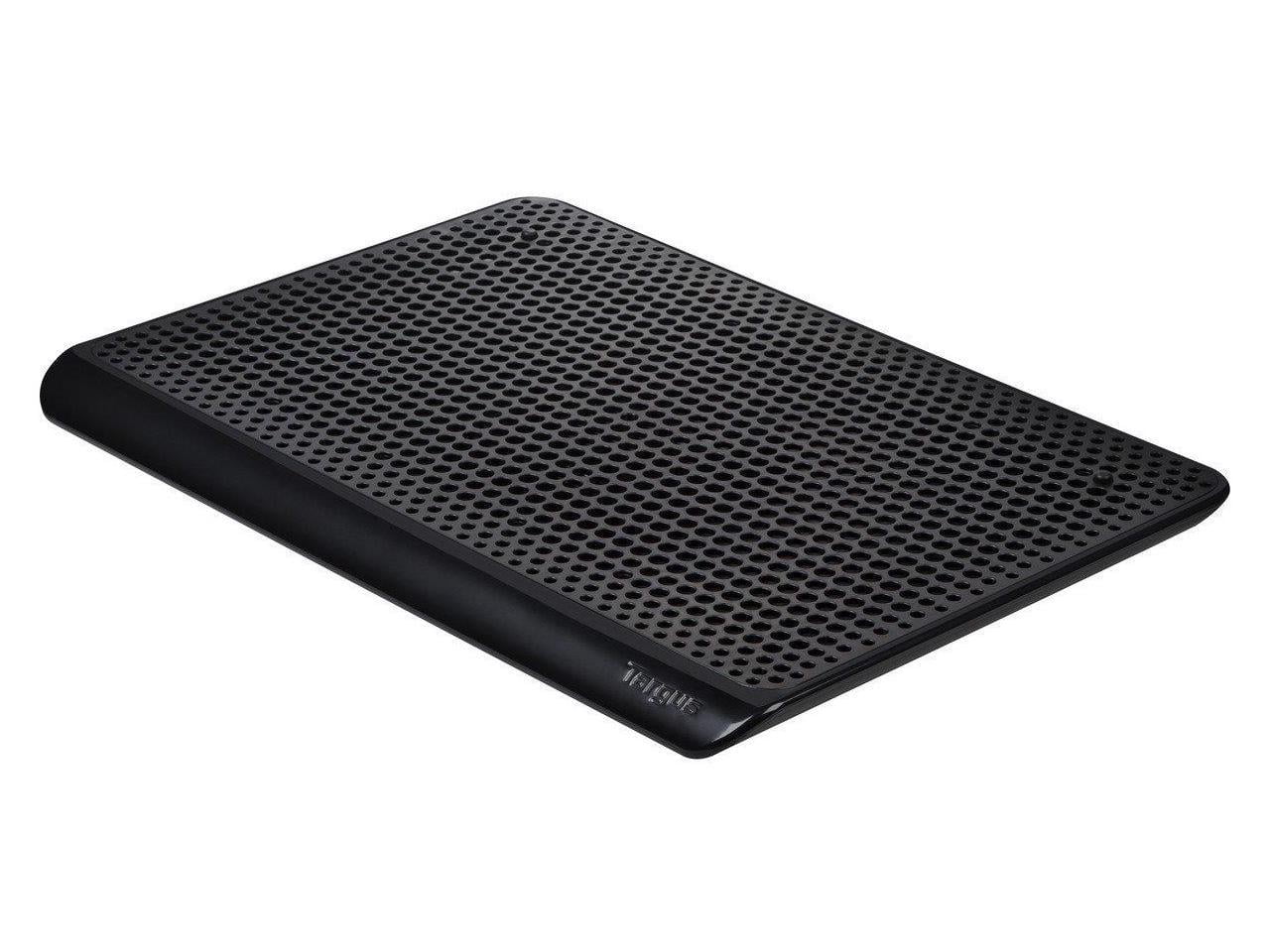 Targus 16" Single Fan Chill Mat - Upto 16" Screen Size Notebook Support - 1 Fan(s) - Plastic - Black- AWE69US