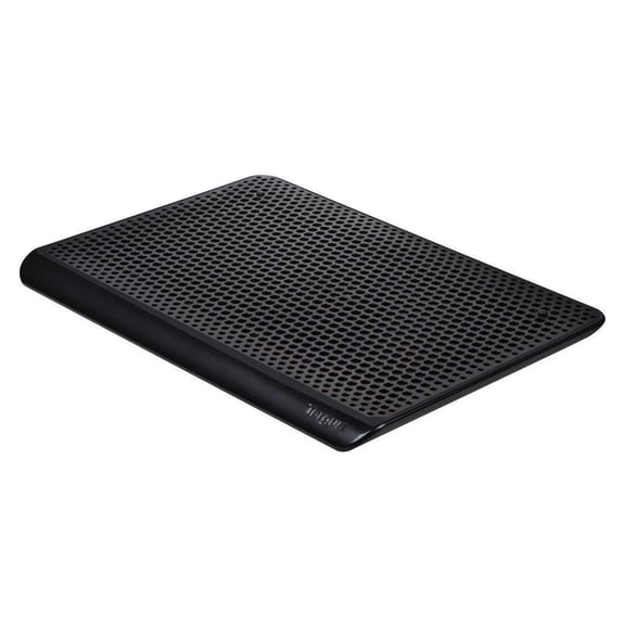 Targus 16" Single Fan Chill Mat - Upto 16" Screen Size Notebook Support - 1 Fan(s) - Plastic - Black- AWE69US