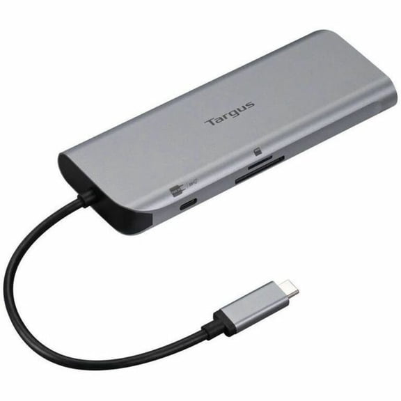 Targus(r) USB-C Alt. Mode Dual HDMI 4K Mobile Dock with 140W EPR Pass-Thru & SD Reader