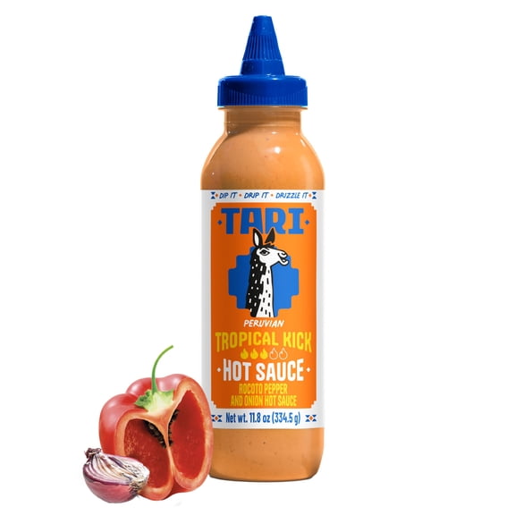 Tari - Tropical Kick Hot Sauce - 11.8 Oz, Case of 6