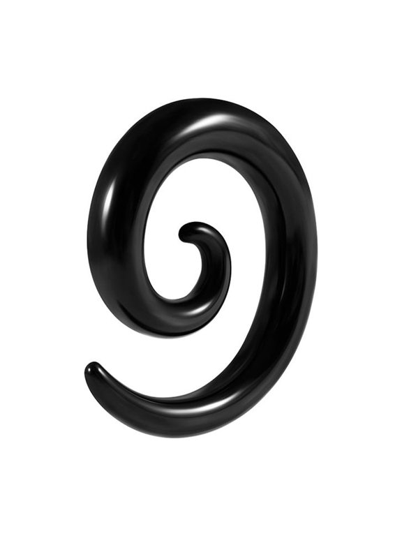 2-Pack Stainless Steel Spiral Earflamers, 316L Medical Grade Stainless Steel Twisted Earflamers, Available in Silver/Gold/Black, Sizes 2mm-10mm, Hypoallergenic Ear Stretching Accessories