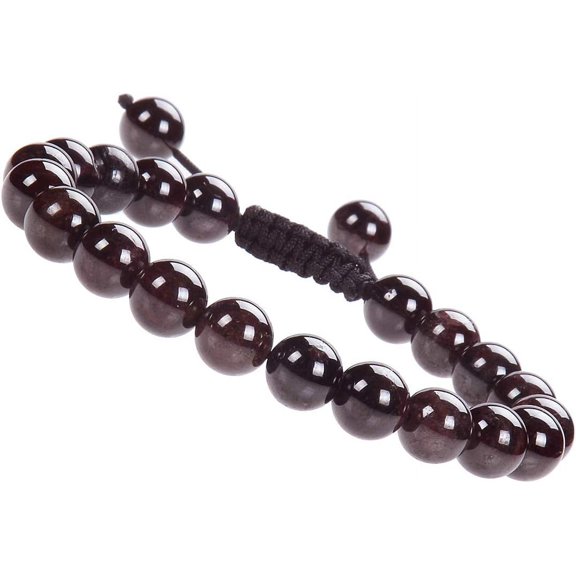 Tarien Natural Healing Power Gemstone Crystal Beads Unisex Adjustable Macrame Bracelets