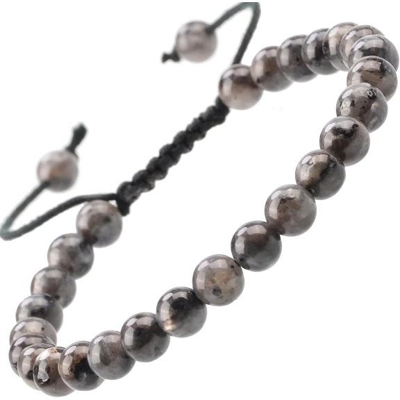 Tarien Natural Healing Power Gemstone Crystal Beads Unisex Adjustable Macrame Bracelets