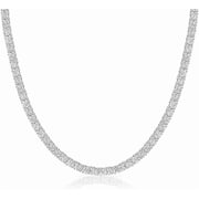 Tarien Tennis Necklace for Women Tennis Chain Women Iced Out Necklace Prong-Setting 5A Cubic Zirconia Stones Fashion Jewelry 3mm 4mm 5mm 6mm, 16,18,20,22,24 Inches