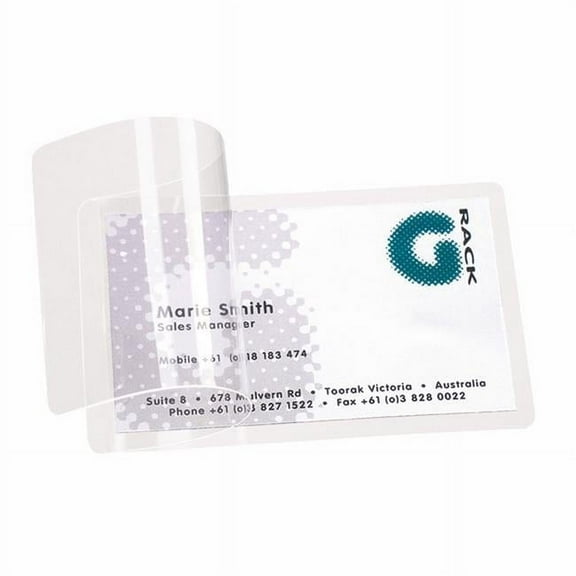 Tarifold  0.75 x 2.62 in. Self Laminating Business Cards, 100 per Box