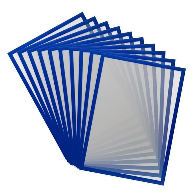 Magnetic Document Pocket – Blue, 8.5x11 Inch, Top-Loading PVC Sleeves For Organizing Papers (Pack Of 5) 5 thumbnail image