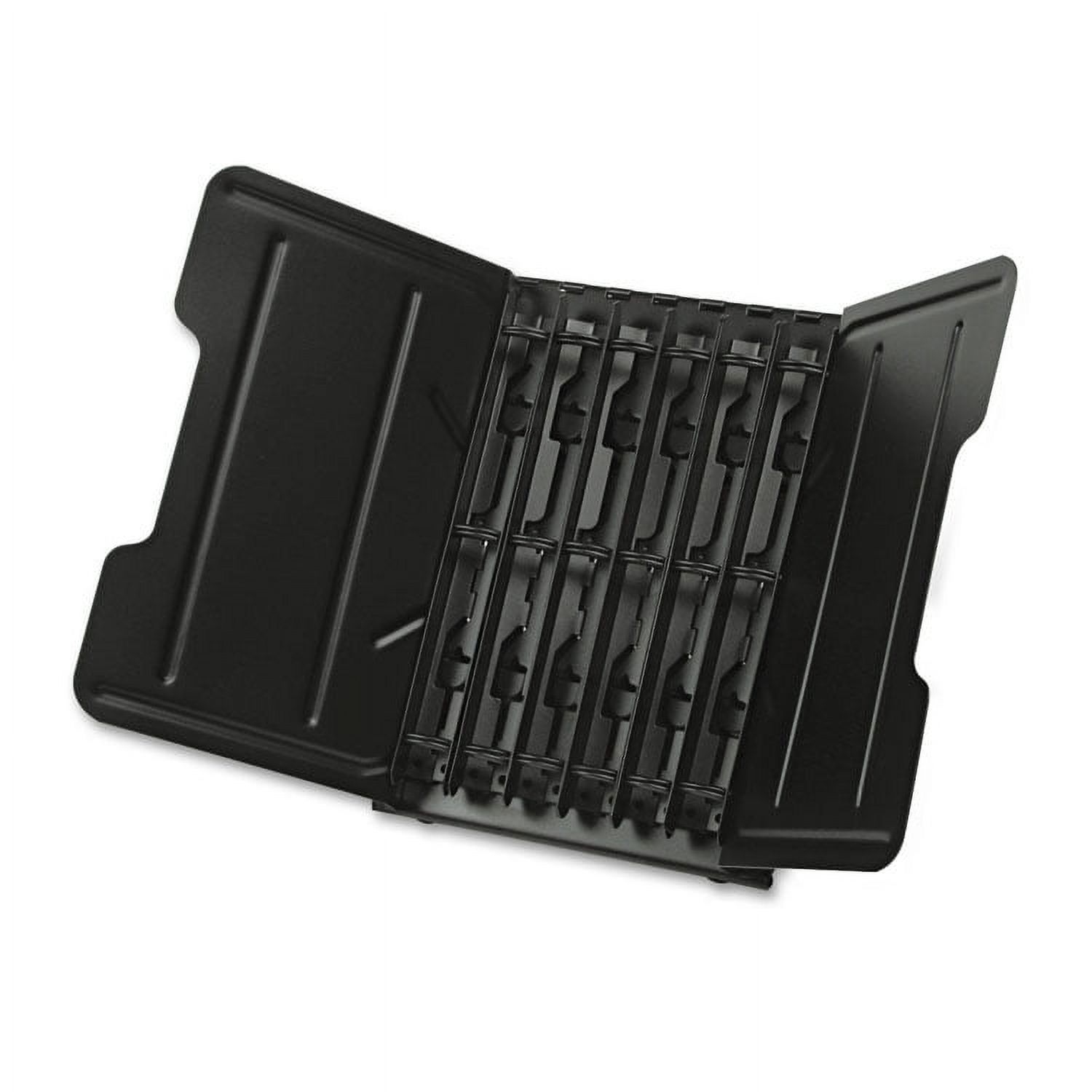 Tarifold® Catalog Rack Starter Kit, 6 Sections, Black, 1 Each (50410