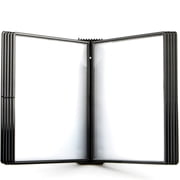 Djois by Tarifold Wall Document Display System, Easy-Load Corner Closure Design, 10 Polypropylene Pockets, Letter-Size, Black