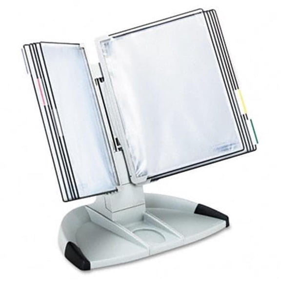 Tarifold- Inc. Modular Reference Display Starter Set - Clear - 10 Wire-Reinforced Pockets - Versatile Design