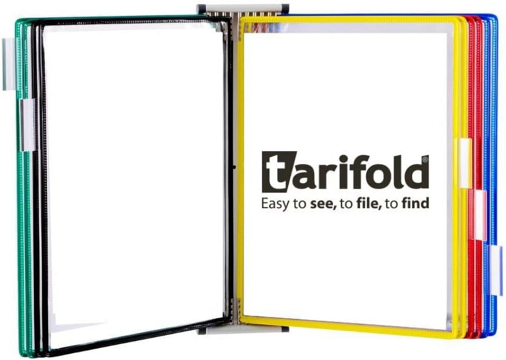 Tarifold Wall Reference System - 10 Double-Sided Panels - Letter-Size ...