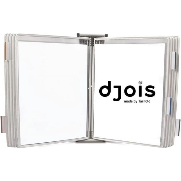 Tarifold Wall Unit Reference Organizer Starter Set, 10 Pockets, White (W221)