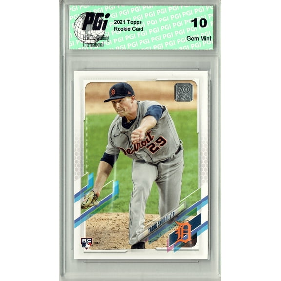 Tariq Skubal 2021 Topps #92 Rookie Card PGI 10