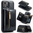 thumbnail image 1 of Tarise 2 in 1 Detachable Wallet Case for iPhone 14, Glitter PU Leather Card Holder Money Pocket Shockproof Kickstand Magnetic Hybrid Slim Phone Back Protective Cover for iPhone 14 6.1 inch, Black, 1 of 11