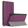 thumbnail image 1 of Tarise Case for Kindle Fire HD 8 & Fire HD 8 Plus Tablet (12th/10th Generation 2022/2020 Release), Microfiber Inner Hard Back Shell Auto Wake/Sleep Trifold Stand Smart Cover for Fire 8", Purple, 1 of 7