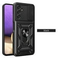thumbnail image 1 of Tarise Case for Samsung Galaxy A54 5G, Galaxy A54 5G Phone Case with Slide Camera Cover, Kickstand Heavy Duty Rugged Shockproof Military Grade Protective Case Cover for Samssung A54 5G 6.4", Black, 1 of 10