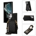 thumbnail image 1 of Tarise Crossbody Wallet Cover Case for Samsung Galaxy S21 Ultra with Card Holder, Neck Strap/Shoulder Strap Kickstand Slim Purse Hidden Mirror Back Phone Cover for Samsung S21 Ultra 5G 6.8", Black, 1 of 9