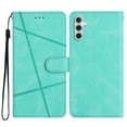thumbnail image 1 of Tarise Galaxy A13 5G Flip Wallet Phone Case, PU Leather Kickstand Wrist Strap Card Holders Photo Slots Shockproof TPU Inner Shell Magnetic Solid Color Case Cover for Samsung Galaxy A13 5G 6.5", Green, 1 of 10