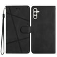 thumbnail image 1 of Tarise Galaxy A13 5G Flip Wallet Phone Case, PU Leather Kickstand Wrist Strap Card Holders Photo Slots Shockproof TPU Inner Shell Magnetic Solid Color Case Cover for Samsung Galaxy A13 5G 6.5", Black, 1 of 10