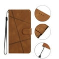 thumbnail image 1 of Tarise Galaxy A53 5G Flip Wallet Phone Case, PU Leather Kickstand Wrist Strap Card Holders Photo Slots Shockproof TPU Inner Shell Magnetic Solid Color Case Cover for Samsung Galaxy A53 5G 6.5", Brown, 1 of 9