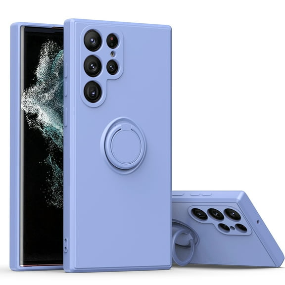 Tarise for Galaxy A53 5G Phone Case, Samsung A53 5G Case with 360 Degree Magnetic Ring Kickstand, Soft TPU Silicone Rubber Cushion Shockproof Protective Case for Samsung Galaxy A53 5G 6.5",Lightpurple