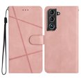 thumbnail image 1 of Tarise Galaxy S21 FE 5G Flip Wallet Phone Case, PU Leather Kickstand Wrist Strap Card Holders Shockproof TPU Inner Shell Slim Magnetic Solid Color Case Cover for Samsung Galaxy S21 FE 5G 6.5",Rosegold, 1 of 10