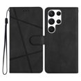thumbnail image 1 of Tarise Galaxy S21 Ultra Flip Wallet Phone Case, PU Leather Kickstand Wrist Strap Card Holders Shockproof TPU Inner Shell Magnetic Solid Color Case Cover for Samsung Galaxy S21 Ultra 5G 6.8", Black, 1 of 9
