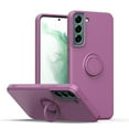 thumbnail image 1 of Tarise for Galaxy S22 Phone Case, Samsung S22 Case with 360 Degree Magnetic Ring Kickstand, Soft TPU Silicone Rubber Cushion Shockproof Protective Cover Case for Samsung Galaxy S22 5G 6.1", Purple, 1 of 8