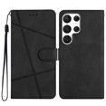 thumbnail image 1 of Tarise Galaxy S22 Ultra Flip Wallet Phone Case, PU Leather Kickstand Wrist Strap Card Holders Shockproof TPU Inner Shell Magnetic Solid Color Case Cover for Samsung Galaxy S22 Ultra 5G 6.8", Black, 1 of 9
