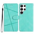 thumbnail image 1 of Tarise Galaxy S22 Ultra Flip Wallet Phone Case, PU Leather Kickstand Wrist Strap Card Holders Shockproof TPU Inner Shell Magnetic Solid Color Case Cover for Samsung Galaxy S22 Ultra 5G 6.8", Green, 1 of 9