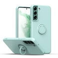 thumbnail image 1 of Tarise for Galaxy S23 Phone Case, Samsung S23 Case with 360 Degree Magnetic Ring Kickstand, Soft TPU Silicone Rubber Cushion Shockproof Protective Cover Case for Samsung Galaxy S23 5G 6.1", Lightcyan, 1 of 8