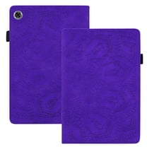 Tarise Galaxy Tab A8 10.5 inch Case, Embossed PU Leather Shockproof Folio Stand Shell Pen Holder Slim Cover Case for Samsung Galaxy Tab A8 10.5" Tablet 2022 Model SM-X200 X205 X207, Purple