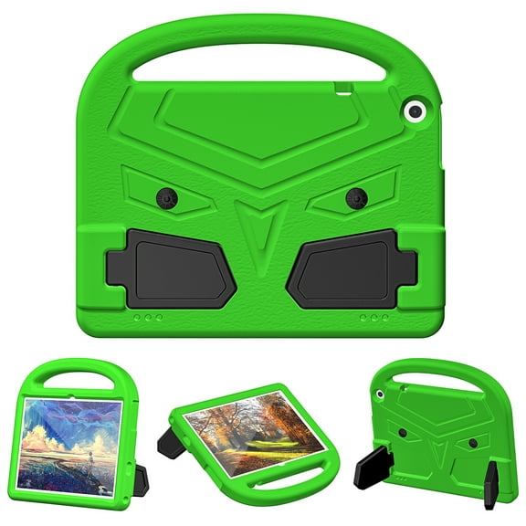Tarise Kids Case for Walmart Onn 10.1 Tablet Gen 3 2022 Model 100071485, EVA Shockproof Kids Friendly Convertible Handle Foldable Stand Kids Child Case Cover for Onn 10.1 Inch 3nd Gen 2022, Green