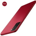 thumbnail image 1 of Tarise Matte Cover Case for Samsung Galaxy S23 Ultra 5G Phone, Ultra Slim Thin Lightweight Anti-Slip Scratch Resistant All-inclusive Hard PC Case for Samsung S23 Ultra 6.8-inch 2023 Release, Red, 1 of 9