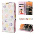 thumbnail image 1 of Tarise Phone Case for Galaxy S22 Ultra 5G, for Samsung S22 Ultra Wallet Case, PU Leather [RFID Blocking][Wrist Strap][Kickstand] Magnetic Shockproof Cover for Samsung Galaxy S22 Ultra , Little Flowers, 1 of 9