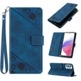 thumbnail image 1 of Tarise Phone Case for Samsung Galaxy A53 5G Case, Premium PU Leather Card Holder Wrist Strap Magnetic Closure Flip Stand Function TPU Interior Book Cover for Samsung A53 5G Wallet Case, Blue, 1 of 7