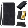 thumbnail image 1 of Tarise Phone Case for Samsung Galaxy S22+ 5G, Premium PU Leather Card Holder Wrist Strap Magnetic Closure Flip Stand Function TPU Interior Book Cover for Samsung S22 Plus 5G Wallet Case, Black, 1 of 7