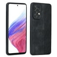 thumbnail image 1 of Tarise for Samsung Galaxy A14 5G Case, PU Lether Anti-Slip Shockproof Silicone TPU Bumper Lightweight All-inclusive Business Drop Protective Phone Case Cover for Samsung A14 5G 6.8" 2022, Black, 1 of 8